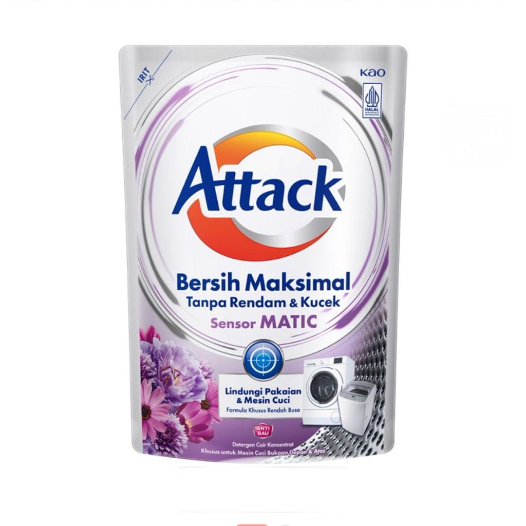 Attack deterjen cair sensor matic 1200ml