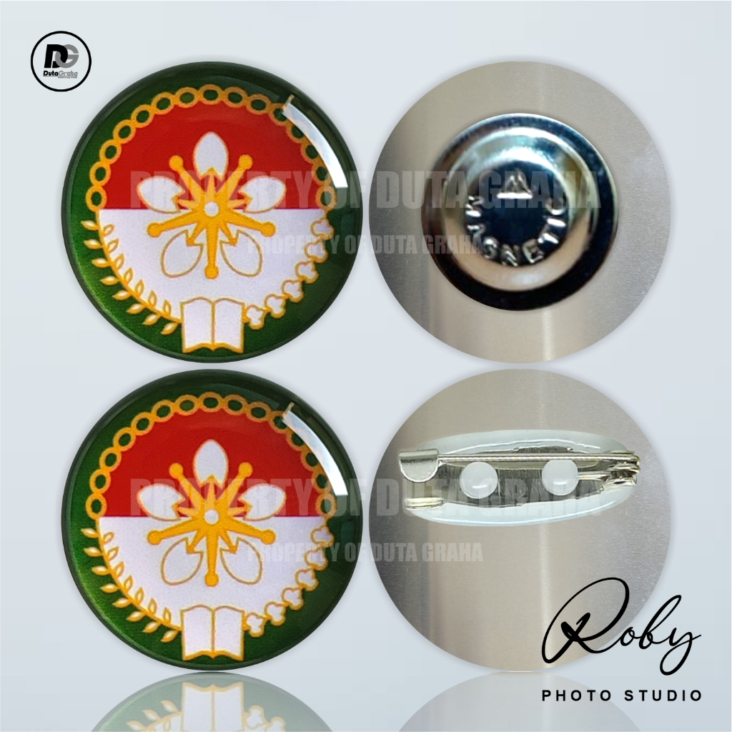 [PIN RESIN] DHARMA WANITA Pin Bros Aksesoris Souvenir IBU PNS ASN INDONESIA