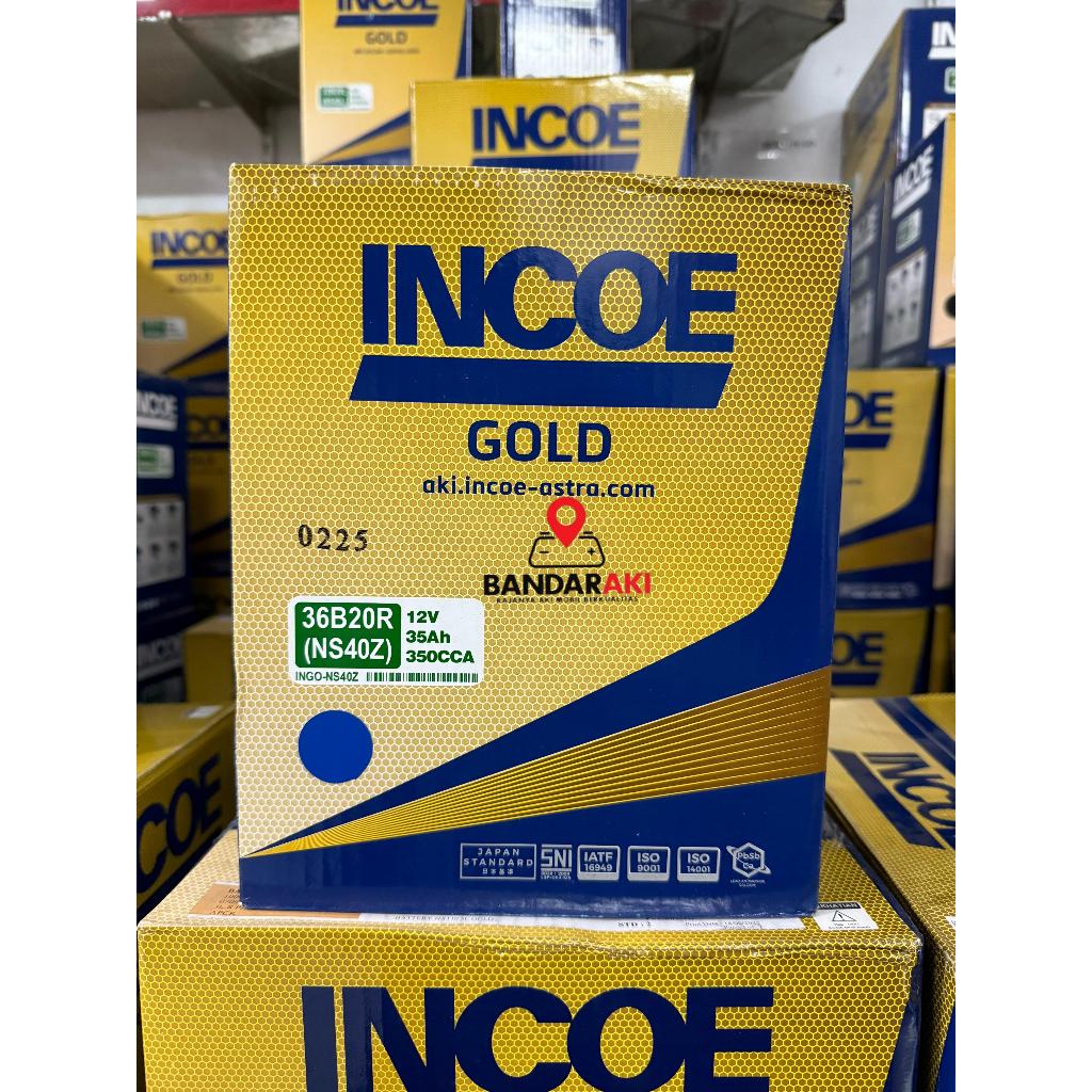 AKI INCOE NS40Z ( R / L ) 35 AMPER JAMINAN 100% ORIGINAL INCOE GOLD