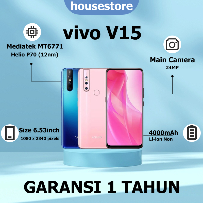Vivo V15 RAM 8/256 Garansi 1 Tahun Smartphone