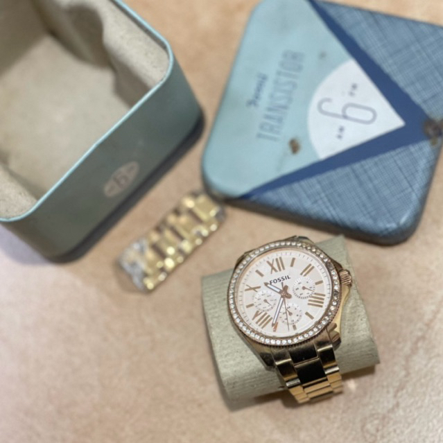 PRELOVED AUTHENTIC FOSSIL WATCH ROSEGOLD