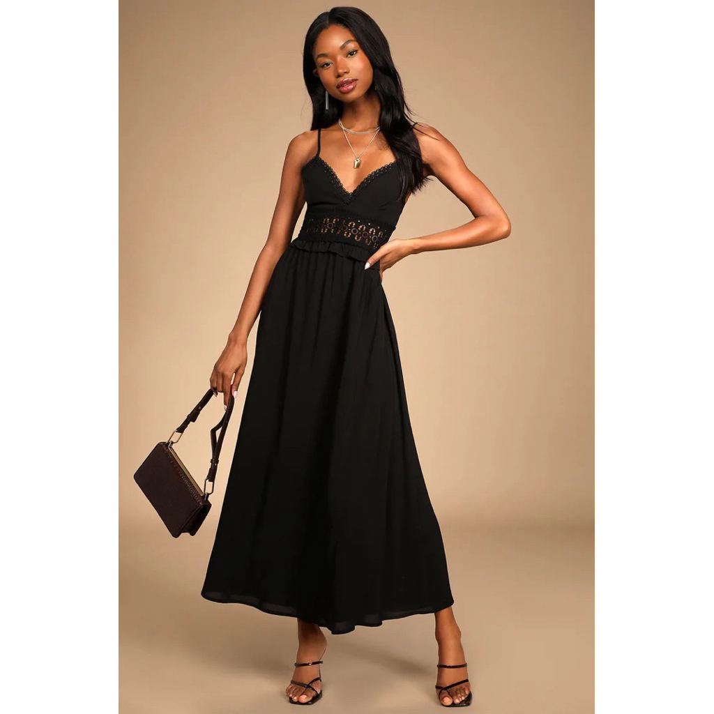 long dress hitam