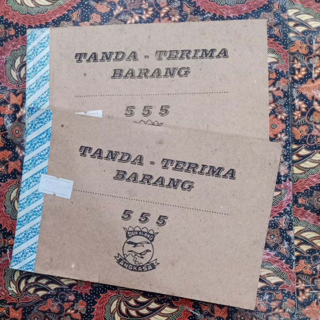 

Tanda Terima Barang 555