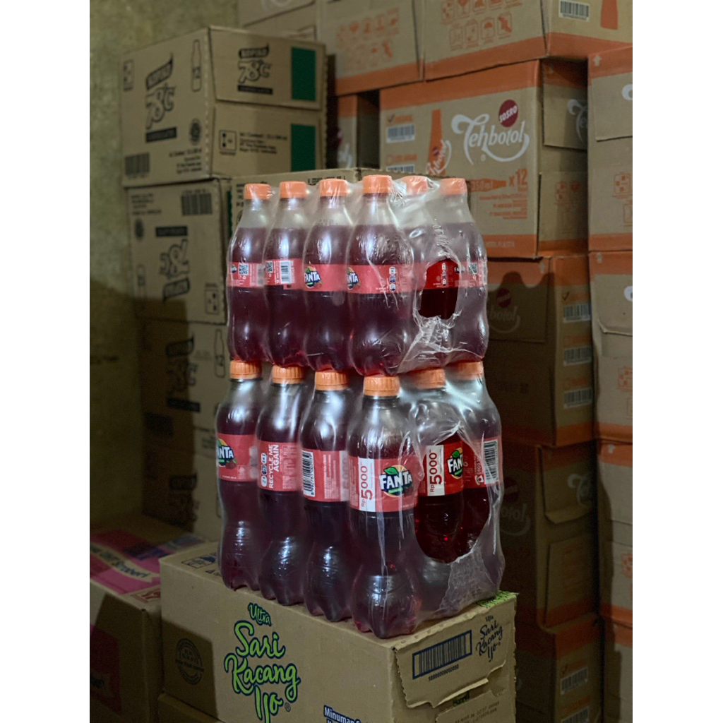 

FANTA BOTOL PET 250ml & 390ml kemasan pack isi 12 botol
