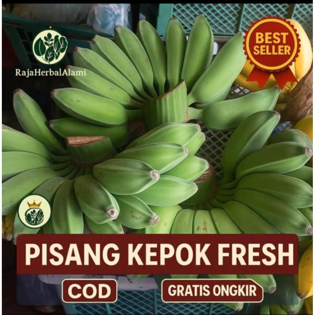 

pisang kepok 1 sisir mentah tua