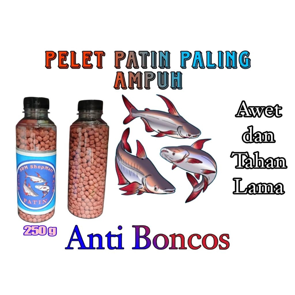 Umpan Pelet Butiran, Otok Otok Khusus PATIN, NILA,BANDENG Siap Pakai
