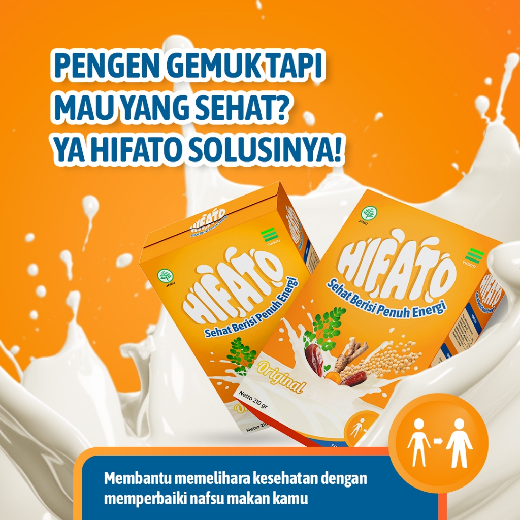 

Susu Penggemuk Penambah Berat Badan Anak dan Nafsu Makan | Susu Hifato Kids Original BPOM