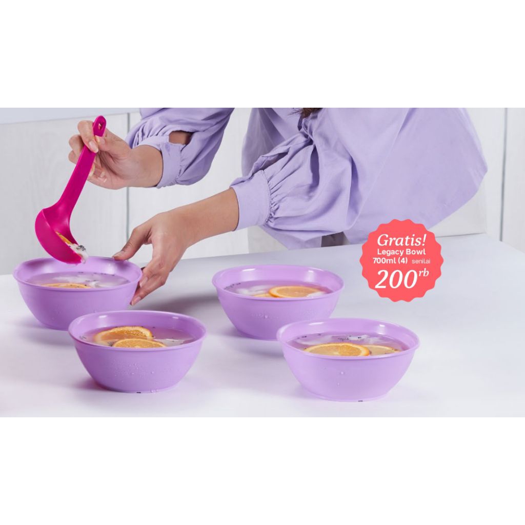 Legacy Bowl Tupperware - Purple