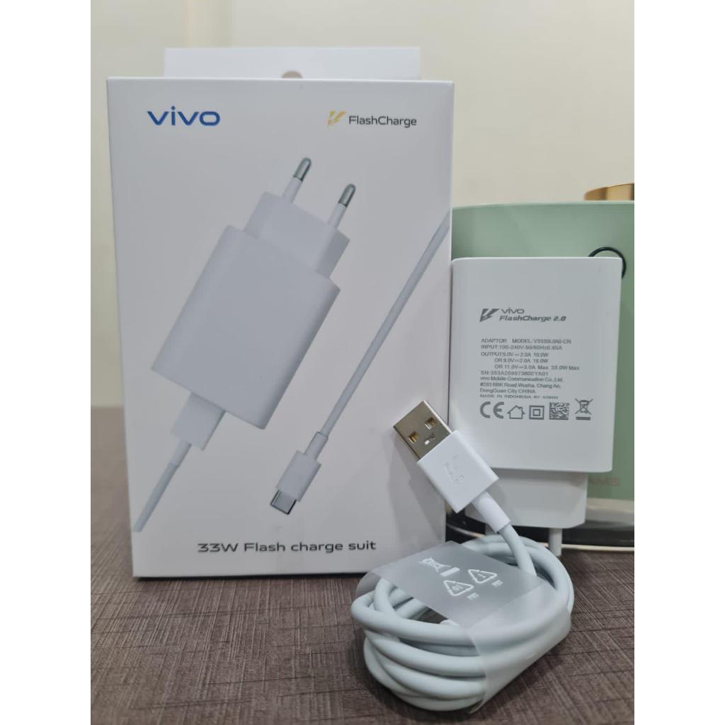 Charger Vivo 33watt Original [ vivo Y53s , V20 , V20 se , v21]