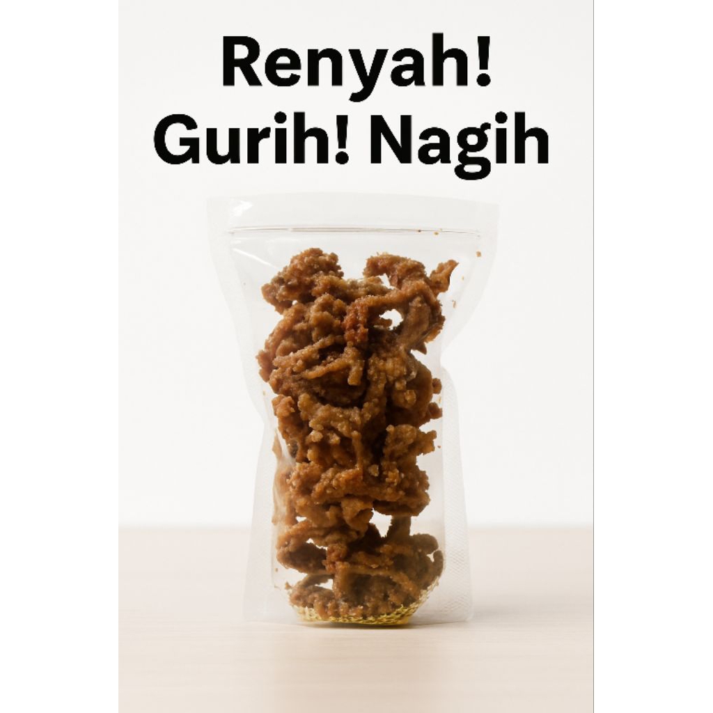 

USUS crispy renyah gurih nagih -- cemilan kriuk tanpa pengawet/Snack kekinian