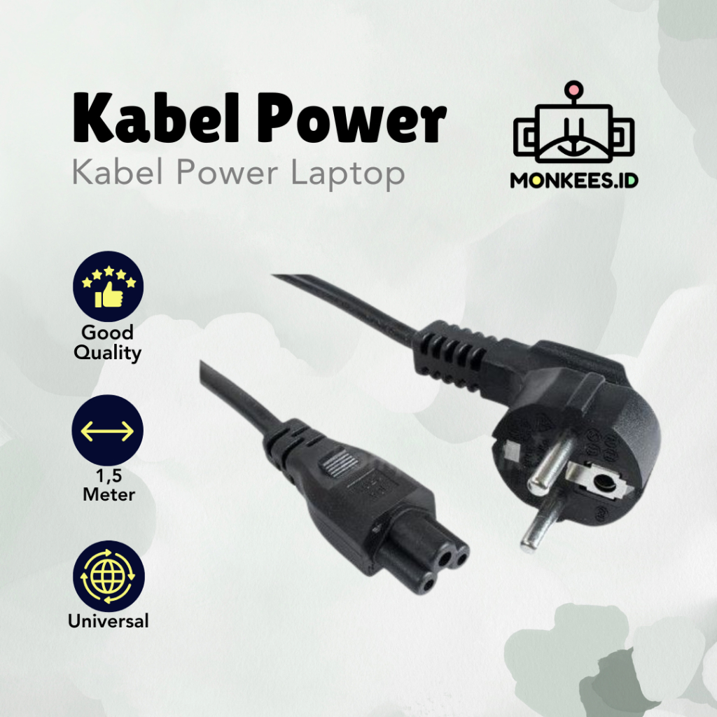 Kabel Power Adaptor Laptop / Kabel Adaptor Laptop