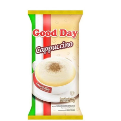 

GOOD DAY CAPUCCINO KOPI INSTANT RENCENG 10 SACHET