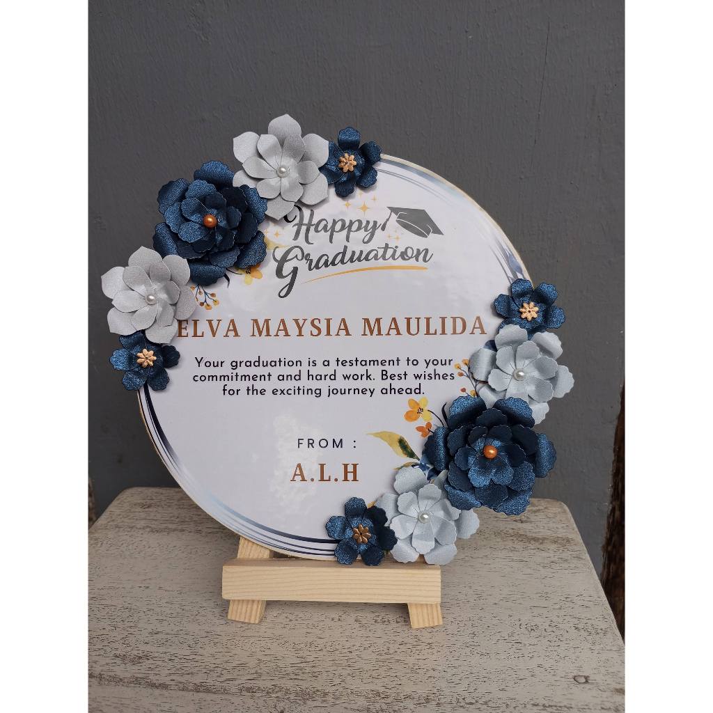 Papan Mini Ucapan Papan Bunga Karangan Bunga Kertas Souvenir Papan Ucapan