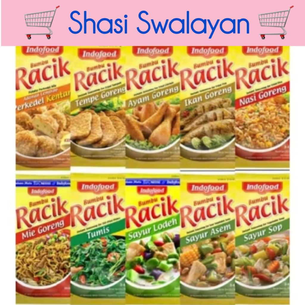 

INDOFOOD RACIK BUMBU MASAK INSTAN 1 PCS