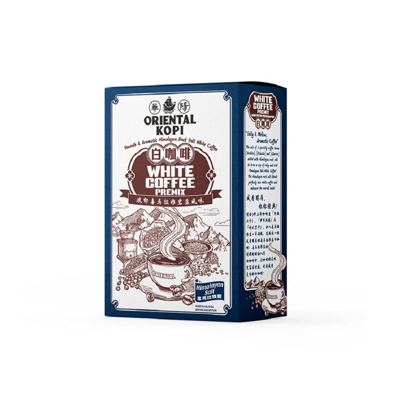 

Oriental Kopi Himalayan Rock Salt White Coffee Premix 10 x 38 Gram