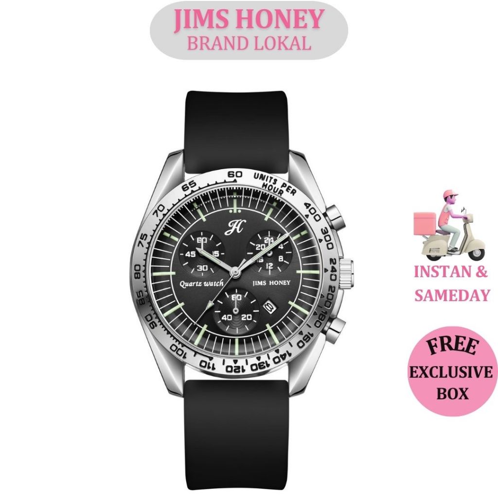 JIMS HONEY JHW 31 Free Box Jam Tangan Wanita Lengkap Kotak Jam Fashion