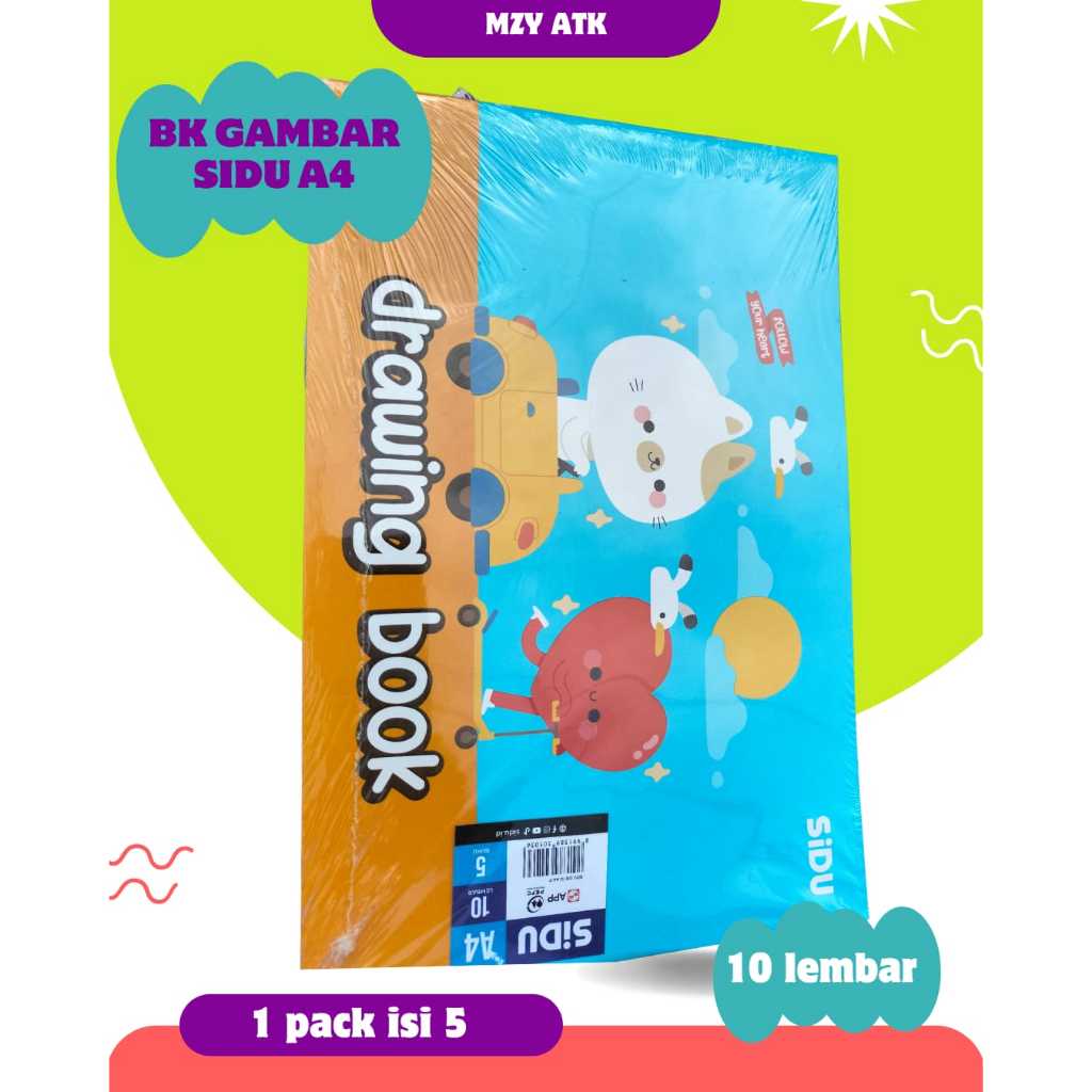 

Buku Gambar A4 Sidu / Drawing Book Sidu / Buku Melukis