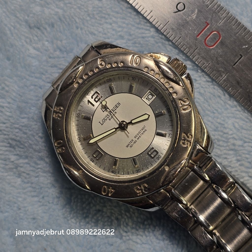 Jam Louis Arden Diver Vintage Bekas