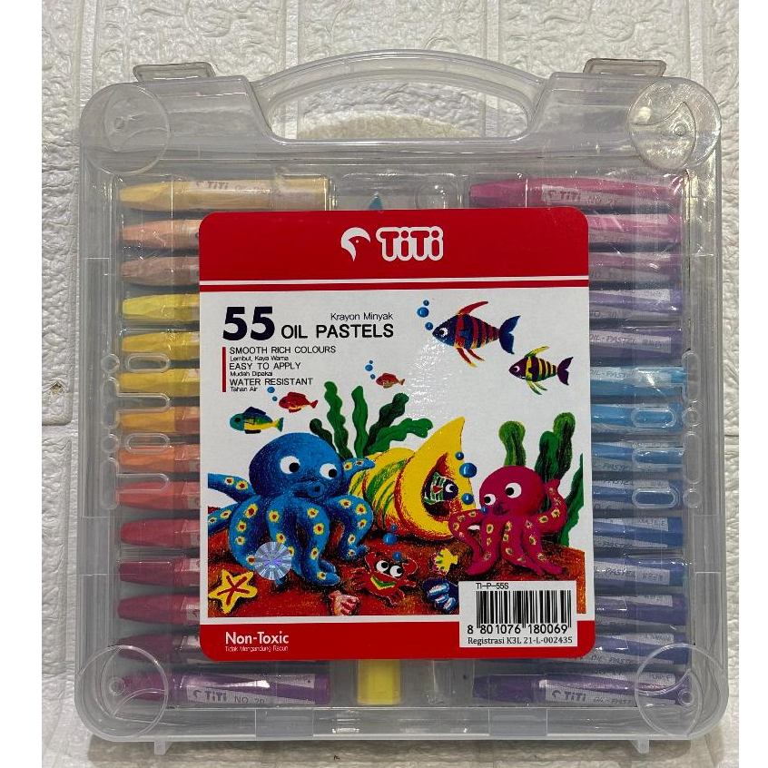 

Krayon / Crayon TiTi Oil Pastels 55 Warna