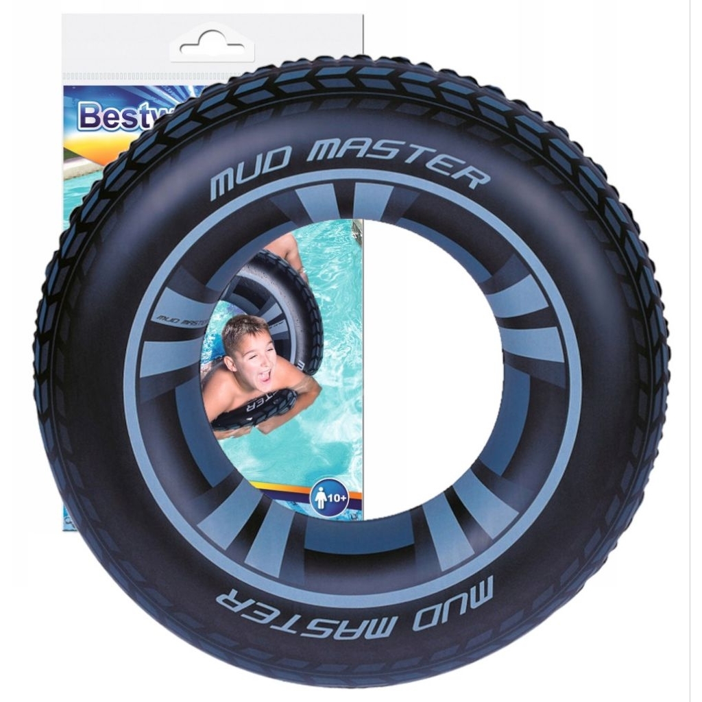 BESTWAY 36016 Swim Ring Mud Master Pelampung Ban Renang Besar Model Ban Truk 91cm(36")