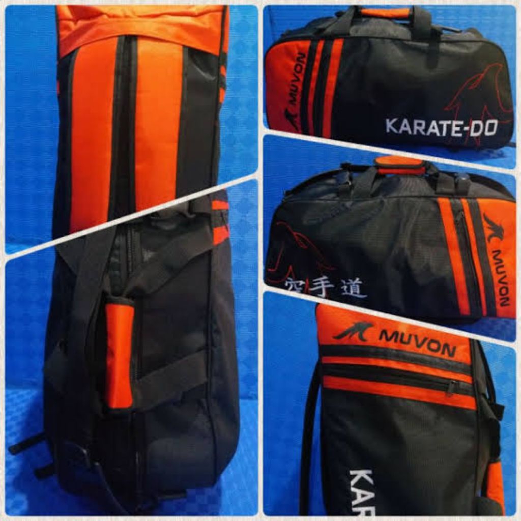 Muvon tas kumite aka ao / merah biru bag karate peralatan olah raga