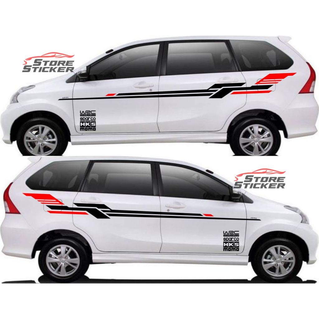 Terlaris Stiker Mobil Avanza Stiker List Body Mobil Xenia Innova Ertiga Stiker Cutting Keren Sporty