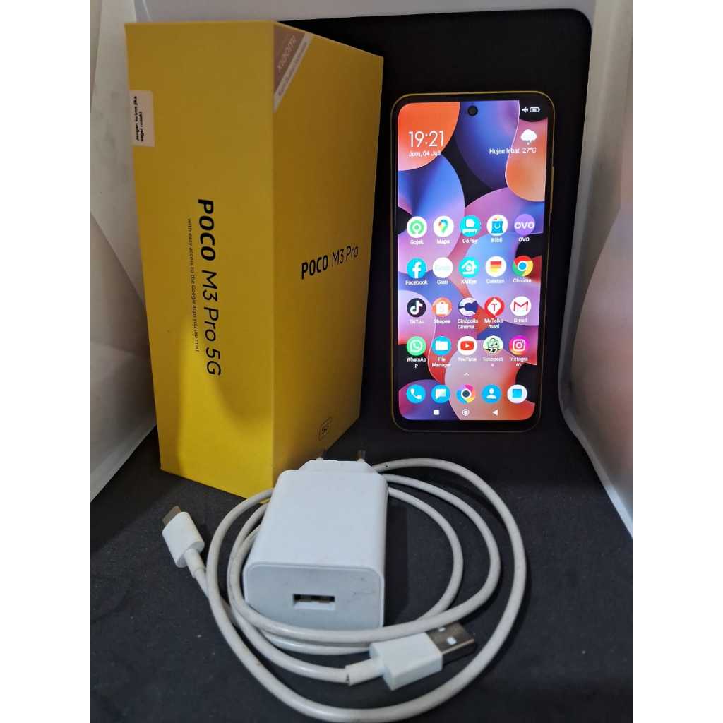 POCO M3 PRO 5G 6GB/128GB YELLOW SECOND FULLSET BOX