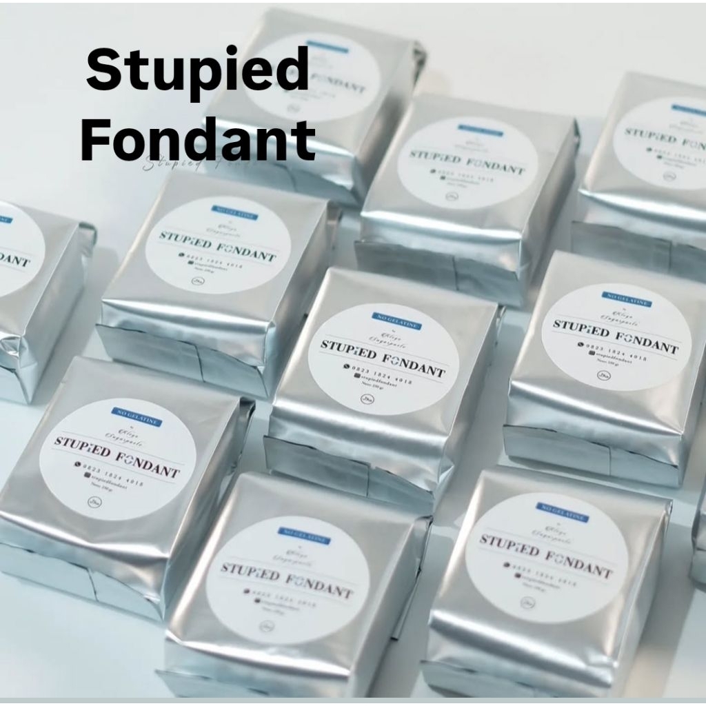 

Stupied Fondant, Fondant tawar, Edible clay, Gumpaste