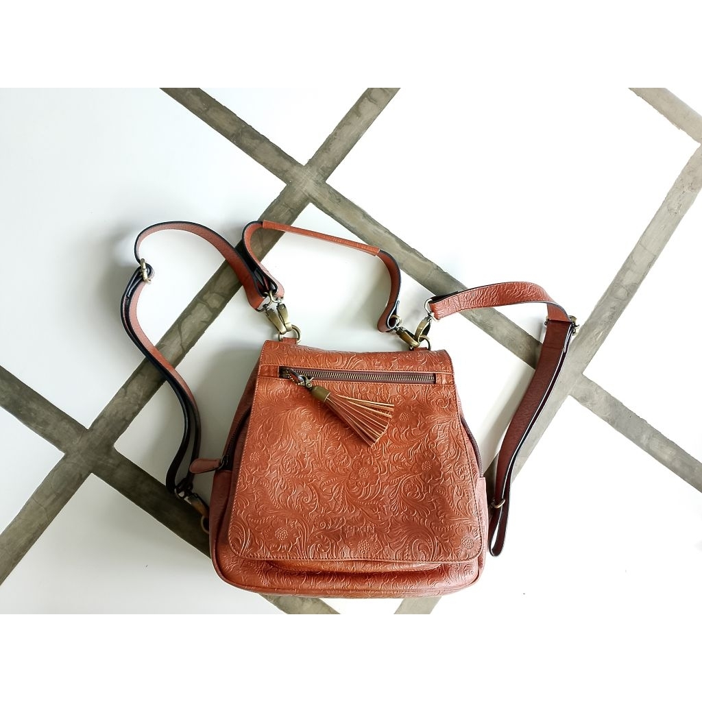 Preloved Tas kulit Pepari Leather