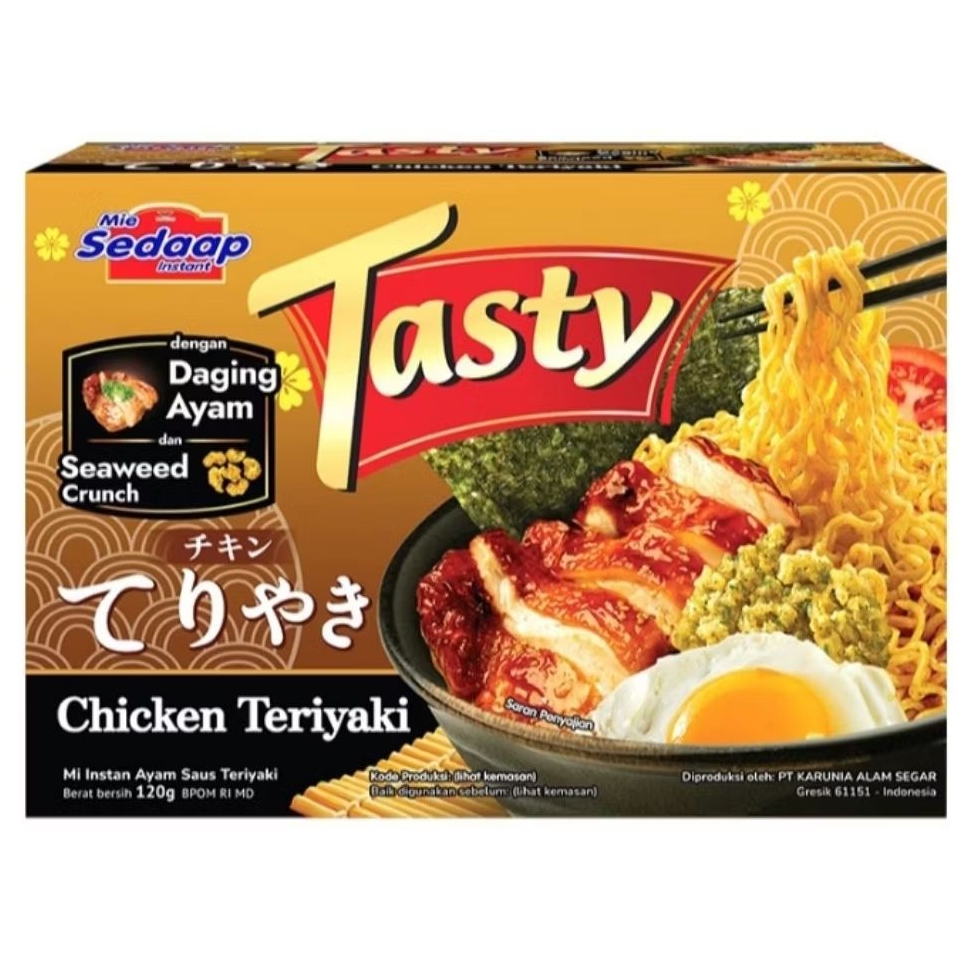 

Sedaap Tasty Mi Instan Ayam Saus Teriyaki 120 g