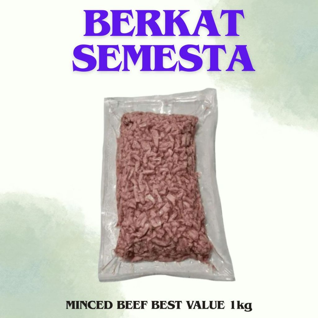 

MINCED BEEF BEST VALUE 1kg\DAGING SAPI GILING 1kg