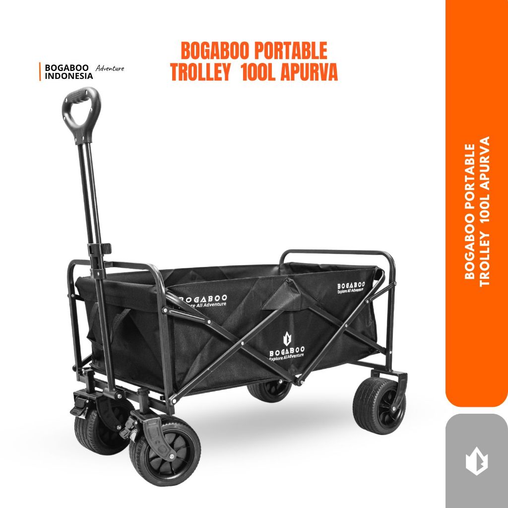 Bogaboo APURVA Portable Trolley 100 L / Troli Multifungsi Untuk Camping Ground Family - TROLLY BELAN