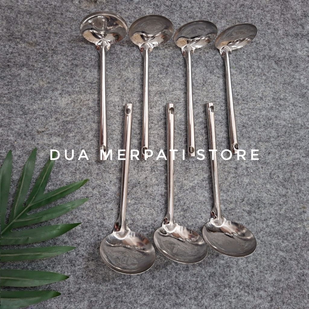 Irus Kecil Stainless / Centong Sayur Stainless / Irus Stainless Kecil/ Centong Irus Sayur Saji Stain