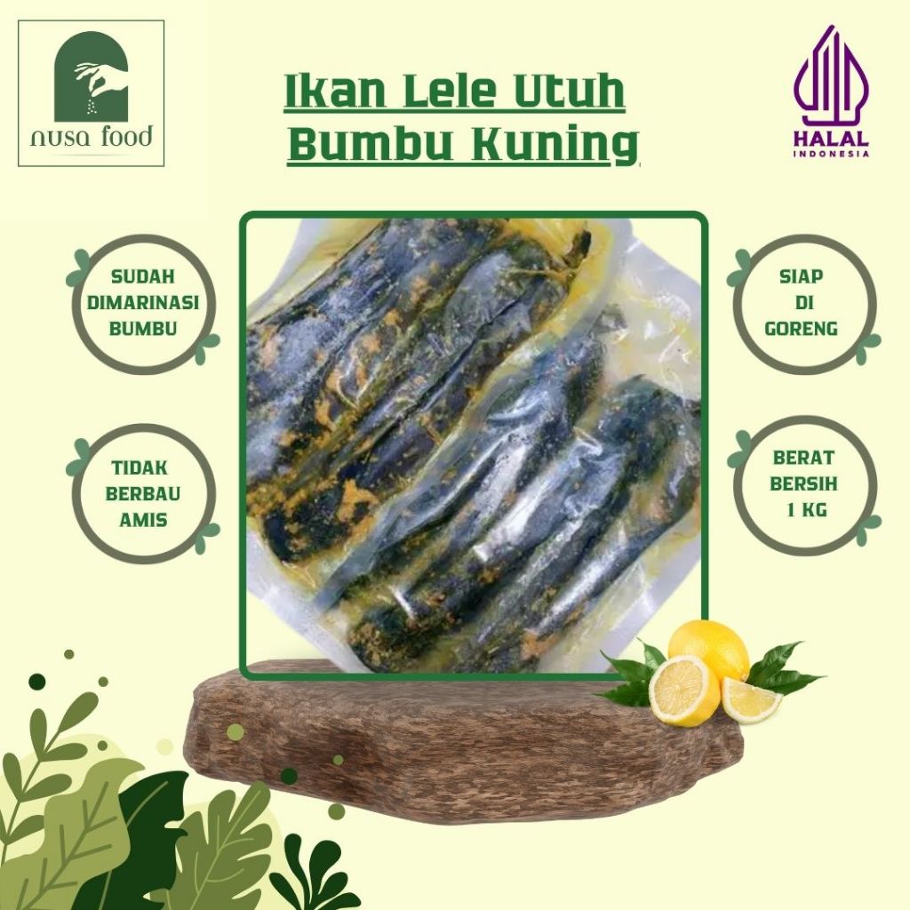 

Ikan Lele Segar Bumbu Kuning Marinasi Siap Masak - Frozen Segar