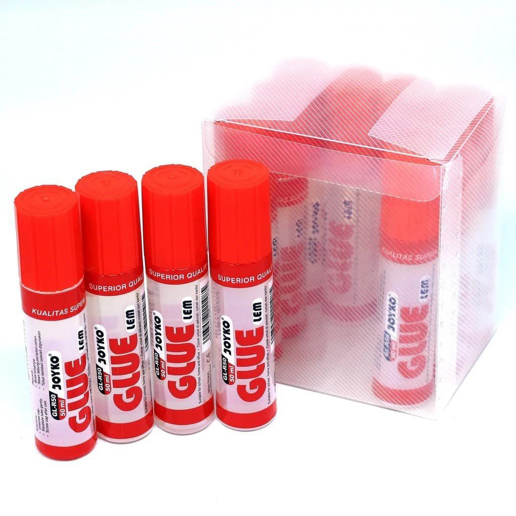 

Lem glue cair joyko - lem GL-R50 mil - Lem perekat - Lem Glue Bening. Cocok Untuk Disekolah - Rumah - Kantor.