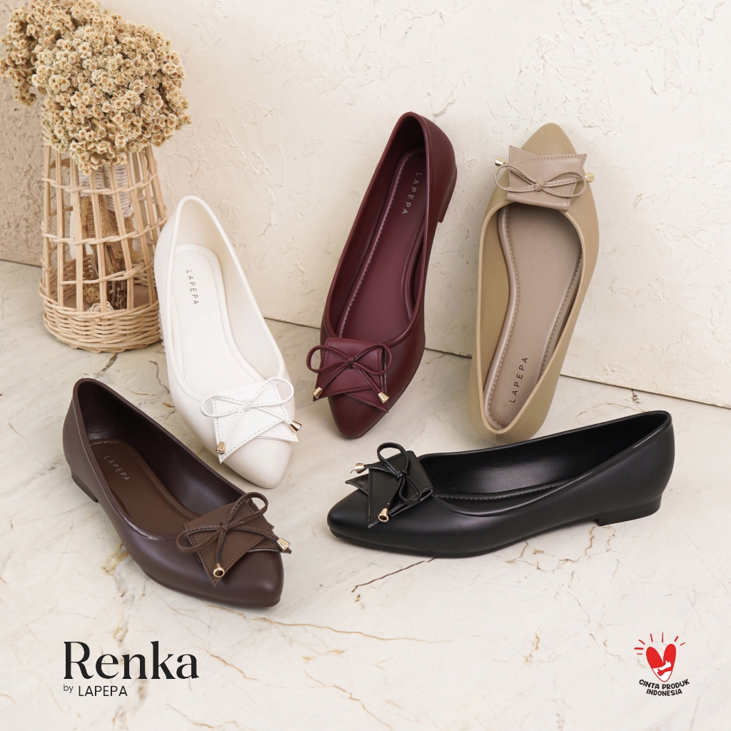 LAPEPA shop - RENKA Sepatu Flatshoes Jelly Cewek