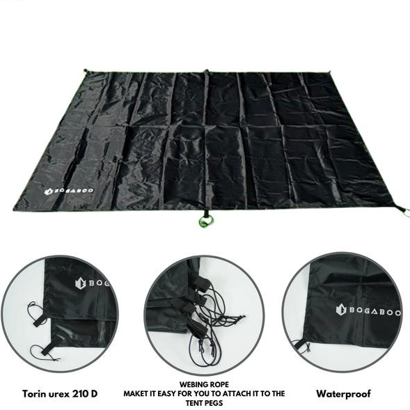 Eiger - Footprint / Alas Tenda Merk Bogaboo 3 M X 4 M Alas Tenda Family - Terpal Tenda Bisa