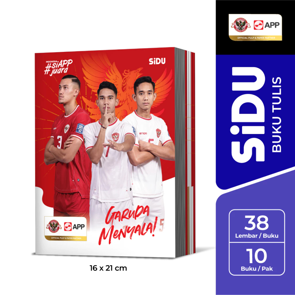 

Promo Terbaru!!! SiDU Buku Tulis Timnas 38 Lembar - 10 buku