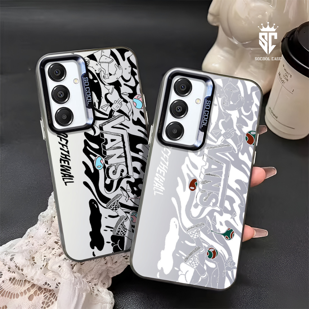 [ICS 110] - Casing Ponsel "Vans Off The Wall" Untuk Type HP Samsung A16 Matte Premium Hard Case Hybr