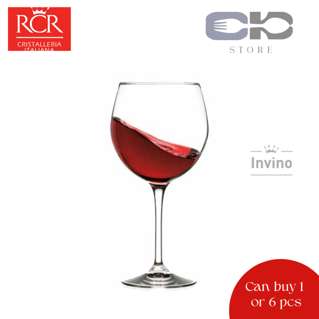 Gelas Wine - Wine Glass - RCR Crystal Irvino Burgundy 67cl Crystal Glasses