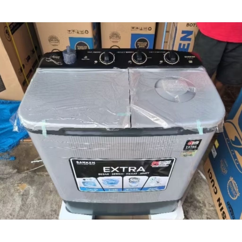 (INSTAN) MESIN CUCI SANKEN 8KG / MESIN CUCI SANKEN TW-8600 /MESIN CUCI SANKEN 8663