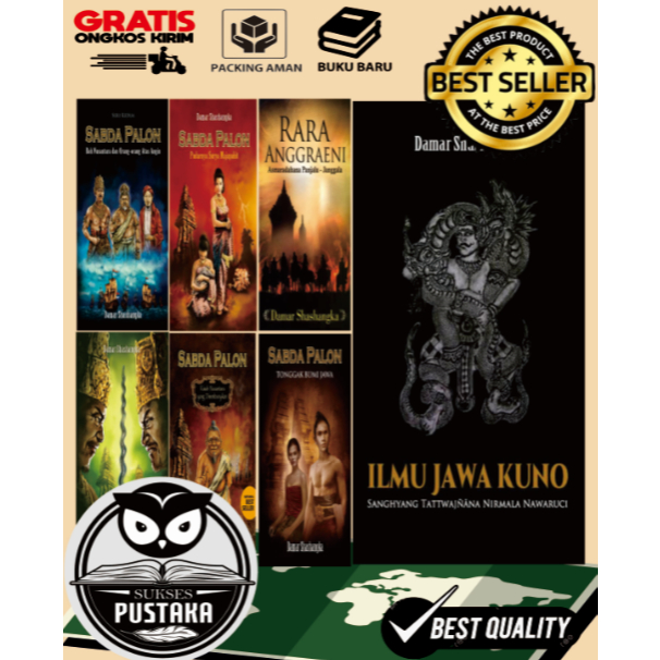 PAKET 7 SABDA PALON TONGGAK BUMI JAWA, ROH NUSANTARA, GEGER MAJAPAHIT, RARA ANGGRAEENI