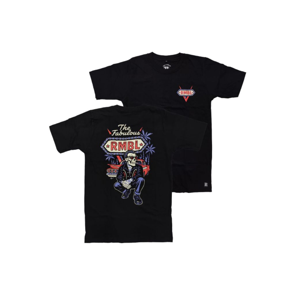RMBL KAOS / TSHIRT MIKE NESS BLACK / TS MN BK