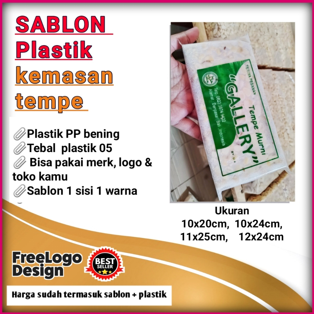 

Plastik tempe || PP Tbal 05