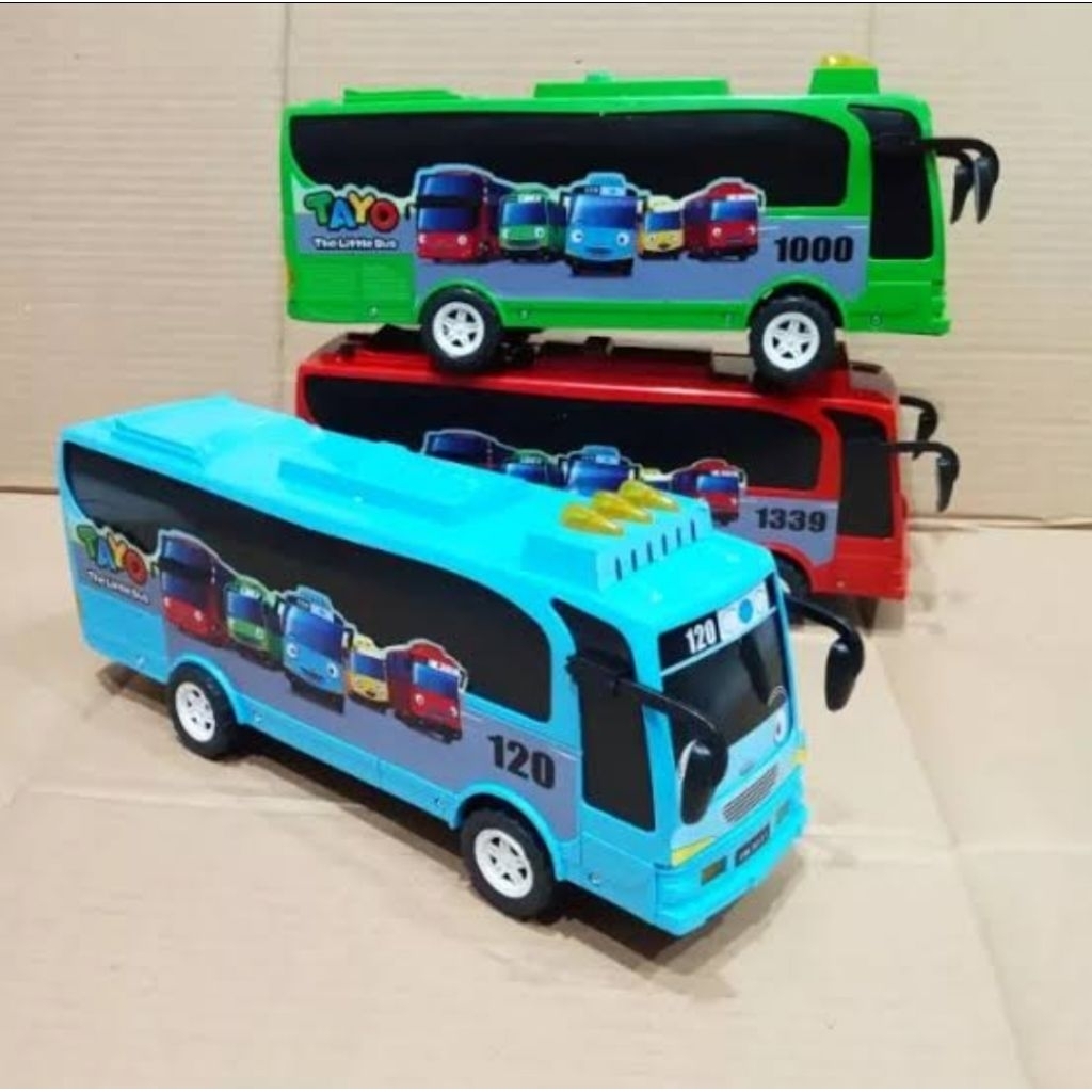Mainan Bus TAYO Besar Dorong Manual / Mainan Bus Hei Tayo
