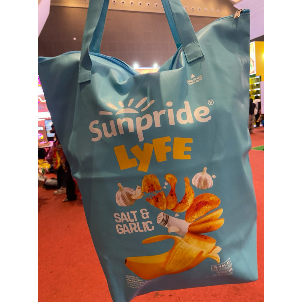 tas paket sunpride ready tas tote bag biru limited edition jakarta fair 2025 prj