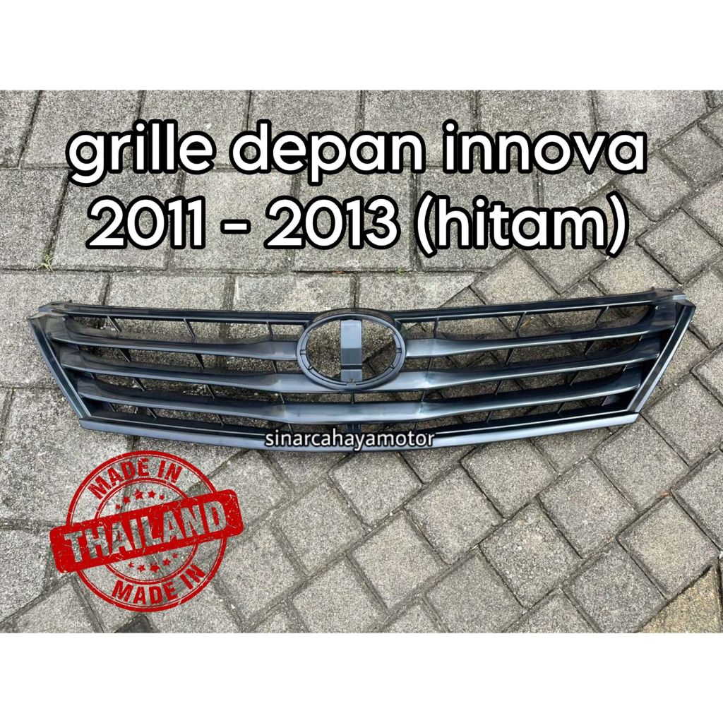 grill depan innova 2011 2012 2013 rambang grill hitam *7735