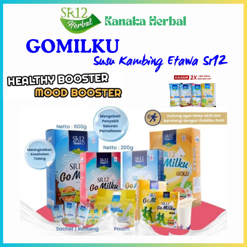 

Kanaka Herbal - Gomilku kemasan sachet SR12 sachet isi 25gram 1 pack isi 40 saset
