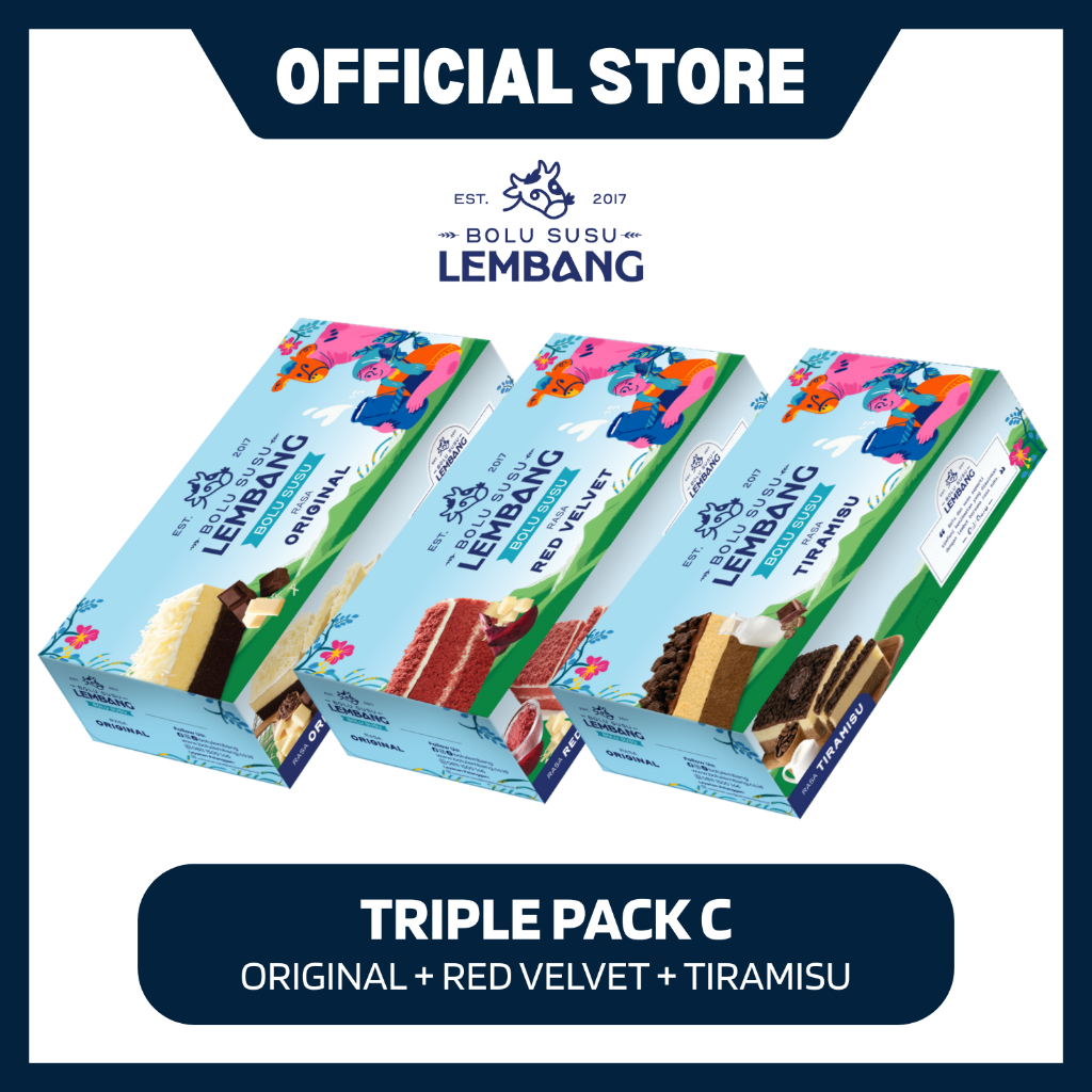 

Triple Pack C (Reguler - Original + Red Velvet + Tiramisu)
