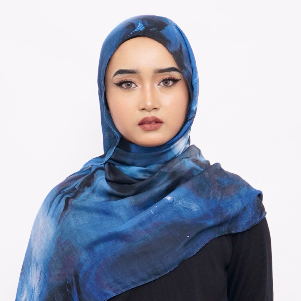 Bellara Seana Printed Cotton Pashmina | Fasyca | Printed Pashmina | Printed Hijab | Printed Cotton H